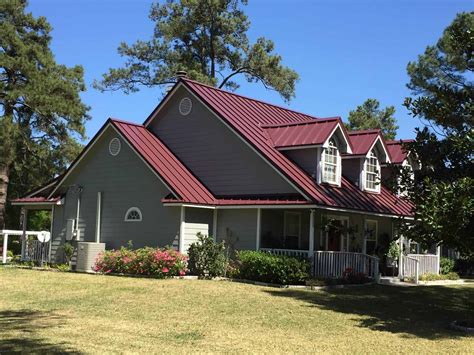 black metal roofs on red houses|colonial red metal roofing.